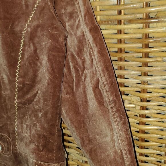 Cache Velour Brown Short Jacket M - Picture 11 of 14